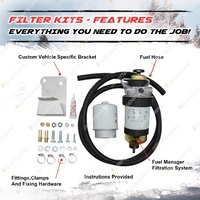 Fuel Manager Diesel Pre-Filter Kit for Ford Ranger XL PX 2.2L P4AT P5AT I4 16V