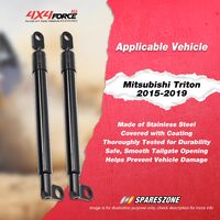 Rear 4X4FORCE Slow Down Tailgate Strut Kit for Mitsubishi Triton 2015-2019 Ute