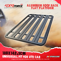 4X4FORCE 180x142.5cm Aluminium Alloy Roof Rack Flat Platform for Universal Dual