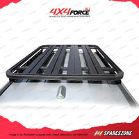 135x125cm HD Al-Alloy Roof Rack Flat Platform for Nissan Navara NP300 Dual Cab