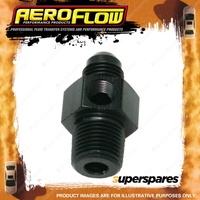 Aeroflow Male NPT Adapter To AN With 1/8" NPT Port Black - 1/8" to -4 AN