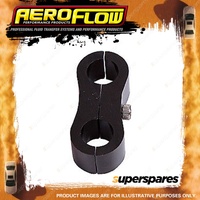 Aeroflow Billet Dual Hose Separator for Fuel Oil Line Black Finish -4 AN