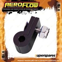 Aeroflow Billet P Style Clamp Single Black to suit 4.7mm 3/16" Hard Line