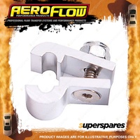 Aeroflow Billet P Style Clamp To suit 11.1mm 7/16" Hard Line - Silver