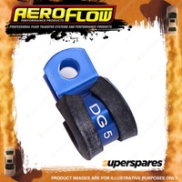 Aeroflow Cushioned P-Clamp to suit 8mm 5/16" Hard Line Pack of 10 - Blue