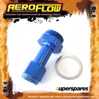 Aeroflow Female Carburettor Adapter suit Holley Blue Includes washer -6