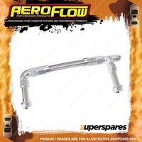 Aeroflow Carburettor Inlet Rail Kit -8AN suit Holley Dual Fuel Line Silver