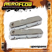 Aeroflow Brand Chrome Steel Valve Covers for Ford 289 / 351 Windsor AF1821-5002