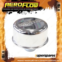 Aeroflow Chrome Valve Cover Breather Push In Style No Spout W/Logo