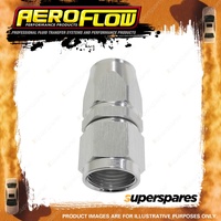 Aeroflow 570 Series One Piece Full Flow Hose End Silver Straight -20 AN