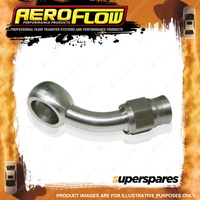 Aeroflow Stainless Steel 45 Degree 10mm 3/8" Banjo To -3AN Teflon Hose End