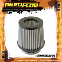 Aeroflow Round Tapered 3" 76mm Clamp-On Filter - Black Top Inverted Filter