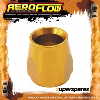 Aeroflow PTFE Hose End Socket -8 AN Gold Suit 200 And 570 Series Fittings