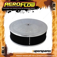 Aeroflow Chrome Air Filter Assembly Air Cleaner 9" X 2-3/4" 5-1/8" Neck Washable