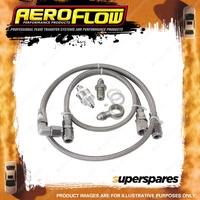 Aeroflow Brand Turbo Feed Oil Line Kit 30 Micron Filter for Ford Ba-Bf