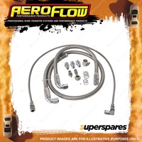 Aeroflow Brand Turbo Oil And Water Feed Line Kit for Nissan Sr20 S13