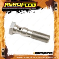 Aeroflow Stainless Steel Double Banjo Bolt 3/8"- 24 40mm 1-37/64" Lenght