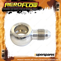 Aeroflow Straight Ssteel 11.2mm 7/16" Banjo To -4AN Male Brake Fitting