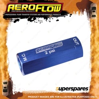 Aeroflow Brand Brake Residual Pressure Valve Blue 2 Psi Residual Valve