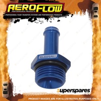 Aeroflow Blue ORB to Push On Barb Fitting -6 ORB to 6.35mm 1/4" AN