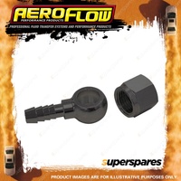 Aeroflow 90 Degree Fuel Pump Banjo Kit Black With Fitting And Capaf49-1020Blk