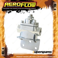 Aeroflow Billet Bypass 2-Port Fuel Pressure Regulator 3/8" NPT Ports Polished