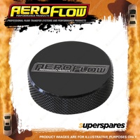 Aeroflow Brand Black Billet Air Cleaner Nut Tall Profile 1/4" Unc AF55-1006BLK