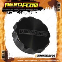 Aeroflow Brand 38.1mm 1-1/2" Billet Alloy Filler Cap Black Finish