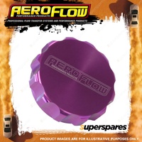 Aeroflow Brand 63.5mm 2-1/2" Billet Alloy Filler Cap Purple Finish