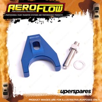 Aeroflow Billet Distributor Hold Down Clamp - Blue Suits for Chevy SBC / BB