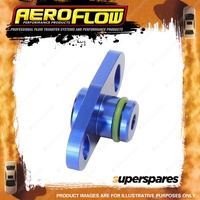 Aeroflow Fuel Rail Adapter Blue for Mitsubishi 16mm Seal And 37-40mm Centres