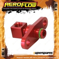 Aeroflow Fuel Rail Adapter Red for Mitsubishi Evo 10 With 40mm Centres