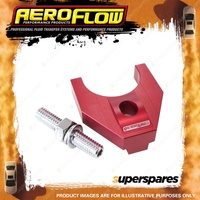 Aeroflow Billet Distributor Hold Down Clamp - Red for Holden Australia V8