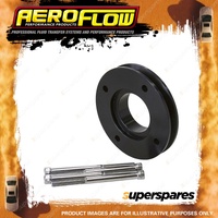 Aeroflow Gilmer V-Groove Adapter Black for Holden 253-308 V8 With