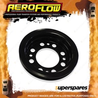 Aeroflow Billet Crankshaft Pulley Single V Groove for Holden 253-308 Black