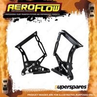 Aeroflow Billet Bonnet Hinge Kit Black Finish for Ford Falcon Xr-Xy