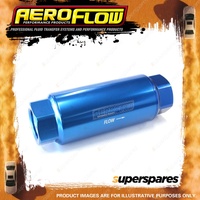 Aeroflow Brand 60 Micron Pro Filter With -12AN ORB Ports Blue Finish AF66-2044