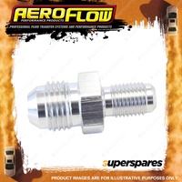 Aeroflow Inverted Seat Adapter Fitting Silver Thread 3/8"-24 Inv -6 AN