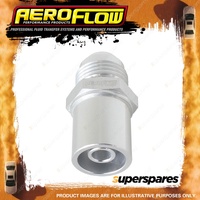 Aeroflow Brand Push In Front Valve Cover Breather Adaptor -8 AN Silver