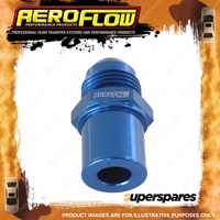 Aeroflow Brand Push In Rear Valve Cover Breather Adaptor -8 AN Blue