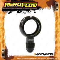 Aeroflow Brand Alloy An Banjos 18mm to -4 Black Finish Hose Fitting