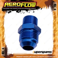 Aeroflow Metric To Male Flare Adapter M10 x 1.5mm to -4 Blue Finish