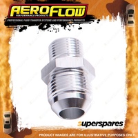 Aeroflow Metric To Male Flare Adapter M10 x 1.5mm to -4 Silver Finish