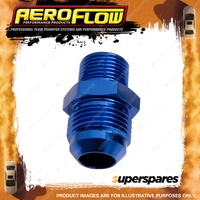 Aeroflow Metric To Male Flare Adapter M12 x 1.25mm to -8 Blue Finish