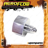 Aeroflow Nitrous Bottle Adapter -4An Steel Finish Suits Boc Bottle