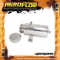 Aeroflow Power Steering Reservoir 650Ml 8"X3" -8 AN Feed -6 AN Return Polished