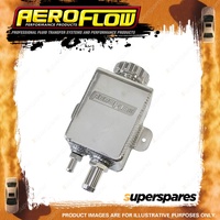 Aeroflow Square Power Steering Reservoir -10 And -6 ORB Ports Polished