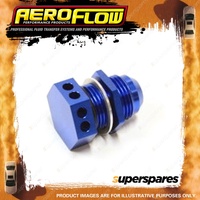 Aeroflow Brand Bolt In -10An Breather Cast Orfabricated Covers Blue