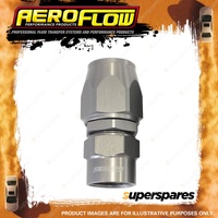 Aeroflow Straight Kryptalon One Piece Full Flow Swivel Hose End Titanium -10 AN