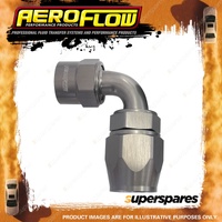 Aeroflow 90 Degree Kryptalon One Piece Full Flow Swivel Hose End Titanium -4 AN